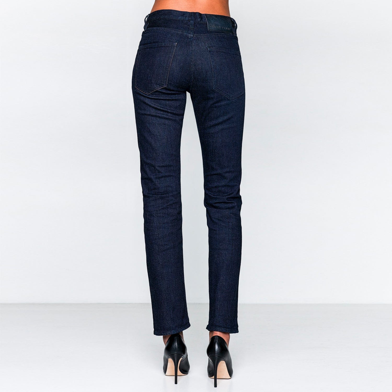 loreta jeans indigo blue back view